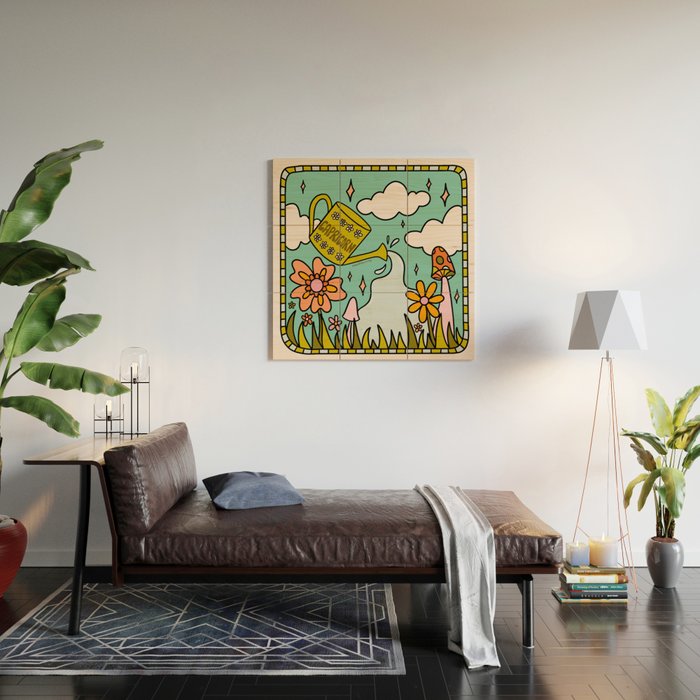 Capricorn Garden Wood Wall Art Gallery Image 2