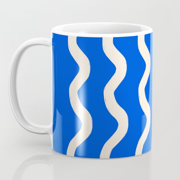 Sapphire Blue Ocean Waves Coffee Mug Gallery Image 3
