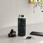 Blacklight Party Splatter Painting Version 2 Water Bottle Gallery Image 4