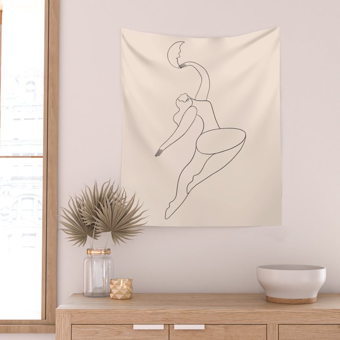 And sometimes when you fall, you learn to fly Wall Tapestry Gallery Image 2