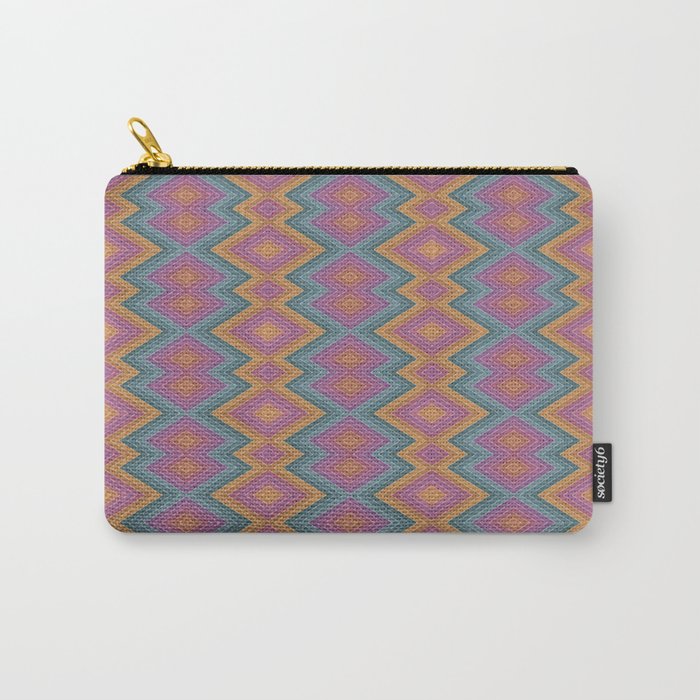 Boho Western Geometric Pattern II Carry All Pouch Gallery Image 1