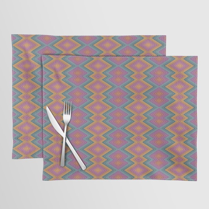 Boho Western Geometric Pattern II Placemat Gallery Image 1