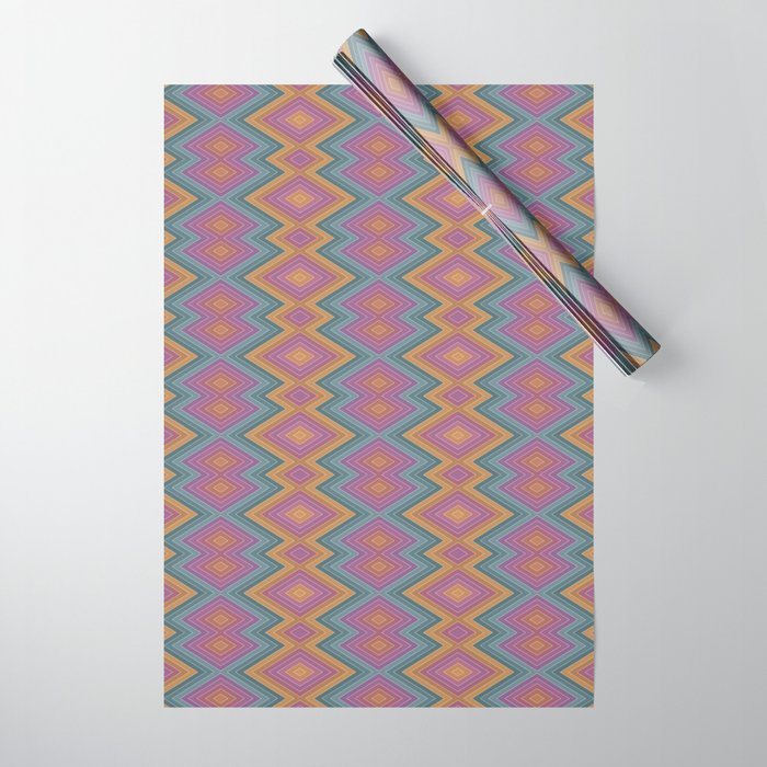 Boho Western Geometric Pattern II Wrapping Paper Gallery Image 1