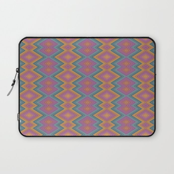 Boho Western Geometric Pattern II Laptop Sleeve Gallery Image 1