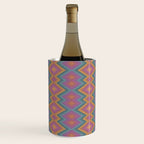 Boho Western Geometric Pattern II Wine Chiller Gallery Image 1