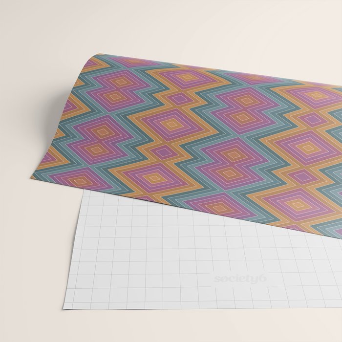 Boho Western Geometric Pattern II Wrapping Paper Gallery Image 2