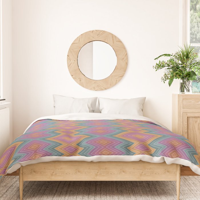 Boho Western Geometric Pattern II Duvet Cover Gallery Image 3