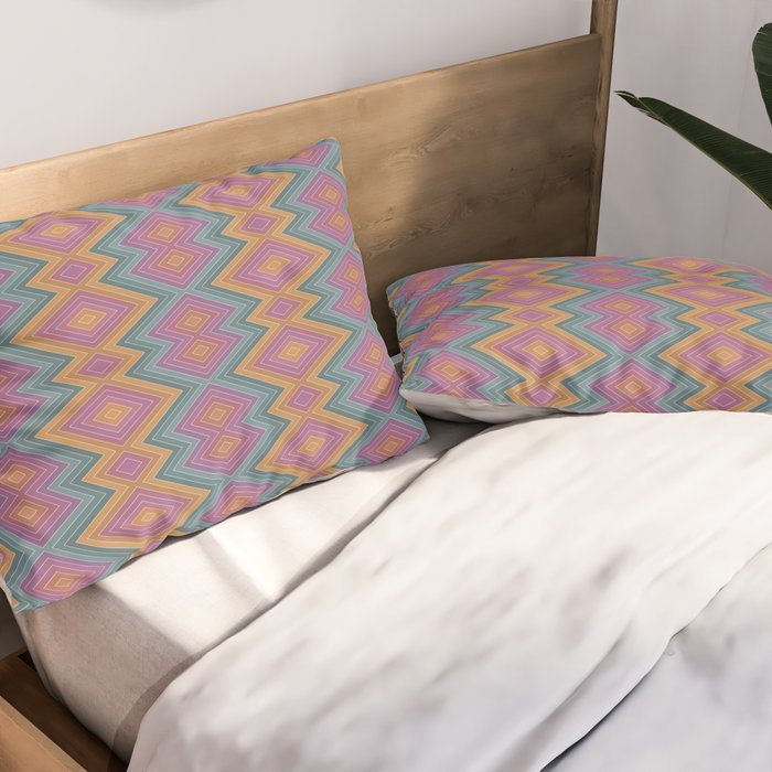 Boho Western Geometric Pattern II Pillow Sham Gallery Image 2