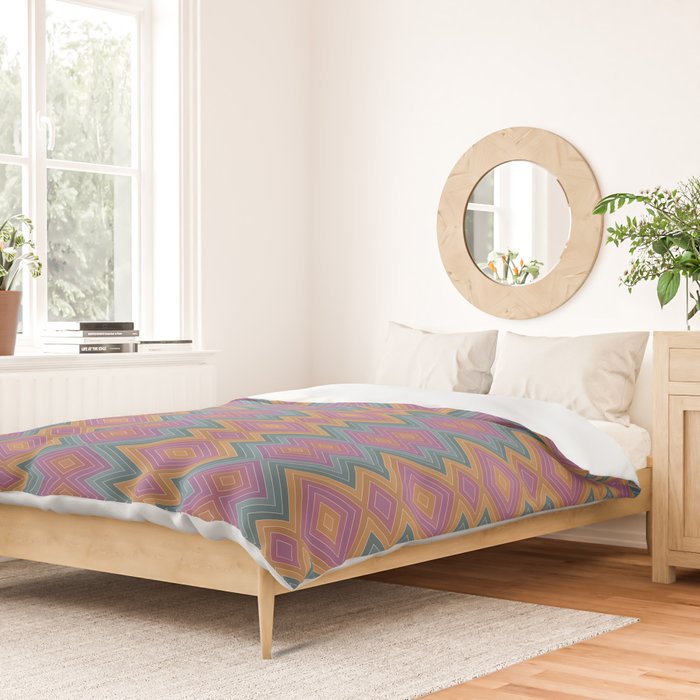 Boho Western Geometric Pattern II Duvet Cover Gallery Image 2