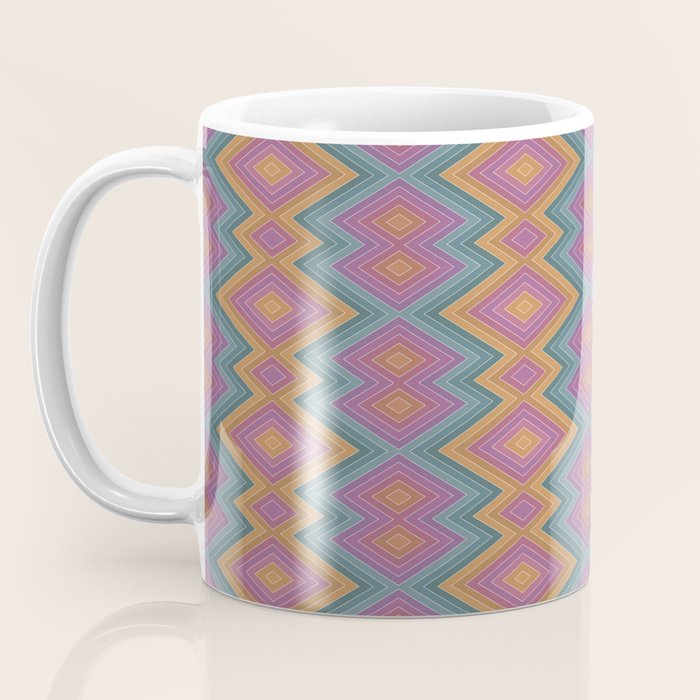 Boho Western Geometric Pattern II Coffee Mug Gallery Image 3