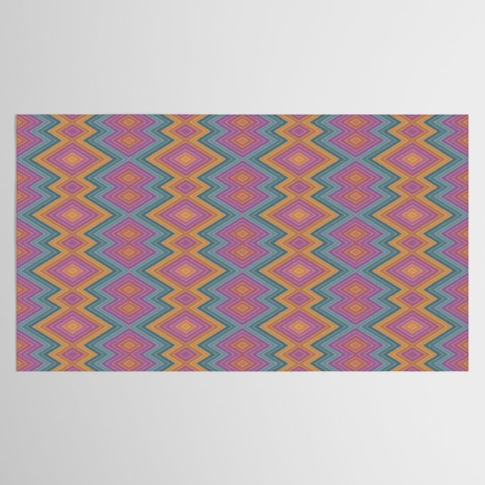 Boho Western Geometric Pattern II Tablecloth Gallery Image 2