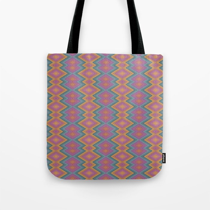 Boho Western Geometric Pattern II Tote Bag Gallery Image 1