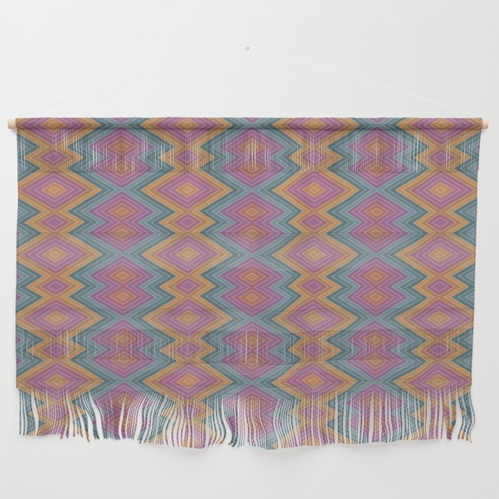 Boho Western Geometric Pattern II Wall Hanging Gallery Image 1