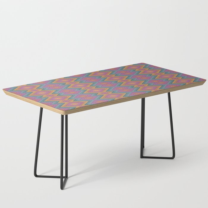 Boho Western Geometric Pattern II Coffee Table Gallery Image 1