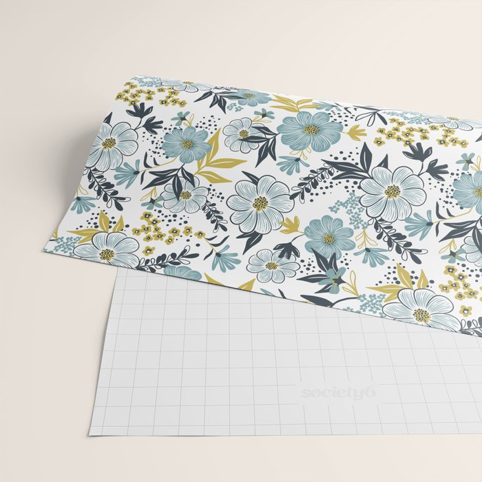 Harper - Dusk Blue Wrapping Paper Gallery Image 2