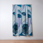 Patches o'Houlihan Dog Portrait Window Curtain Gallery Image 3