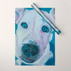 Patches o'Houlihan Dog Portrait Wrapping Paper Gallery Image 1