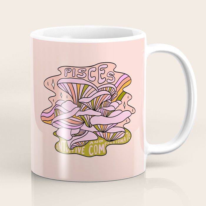 Pisces Mushroom Coffee Mug Gallery Image 1