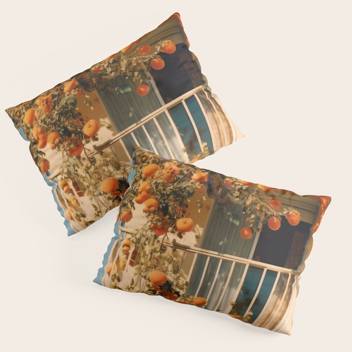 Californian Oranges in Summer Pillow Sham Gallery Image 3