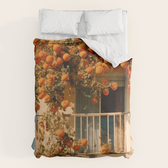 Californian Oranges in Summer Duvet Cover Gallery Image 1