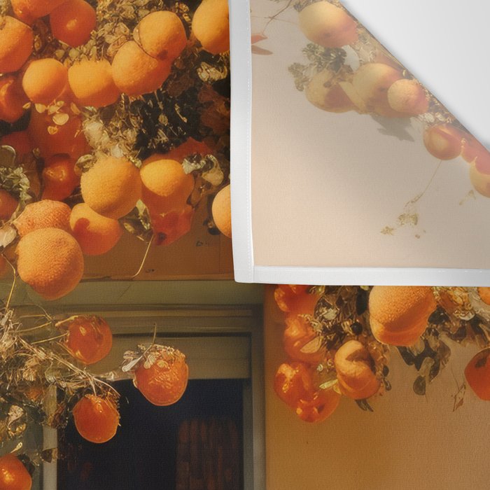 Californian Oranges in Summer Wall Tapestry Gallery Image 3