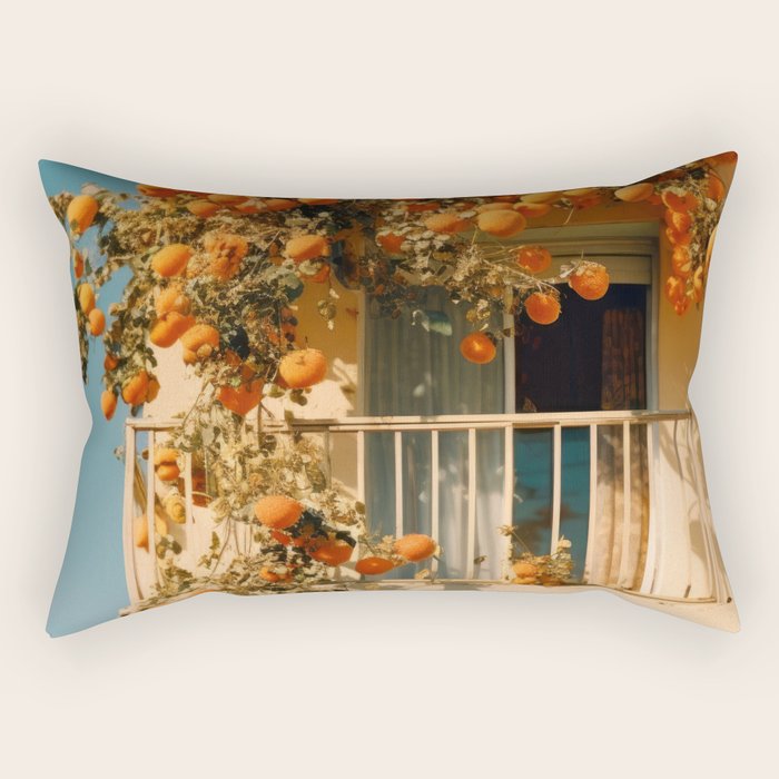 Californian Oranges in Summer Rectangular Pillow Gallery Image 1