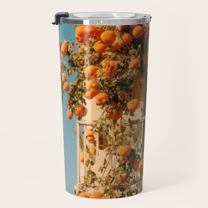 Californian Oranges in Summer Travel Mug Gallery Image 3