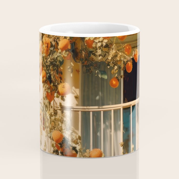 Californian Oranges in Summer Coffee Mug Gallery Image 4