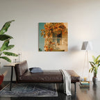 Californian Oranges in Summer Wood Wall Art Gallery Image 2