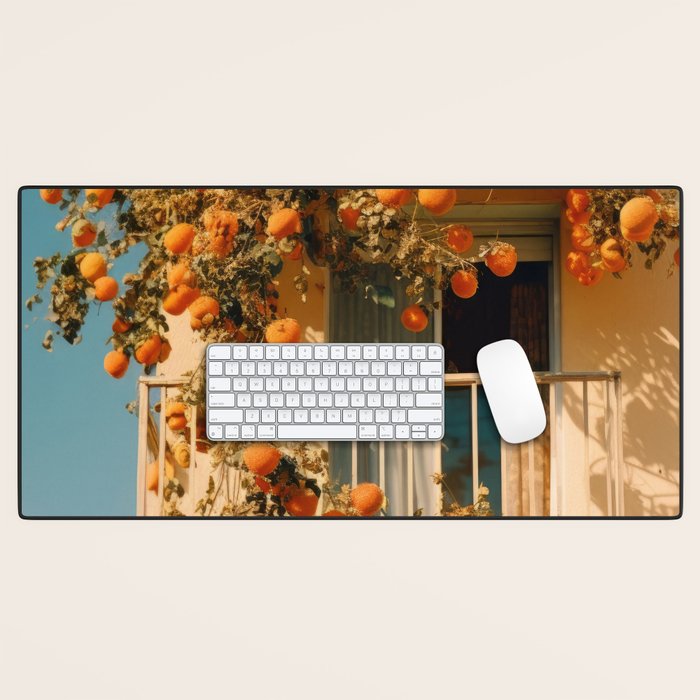 Californian Oranges in Summer Desk Mat Gallery Image 1