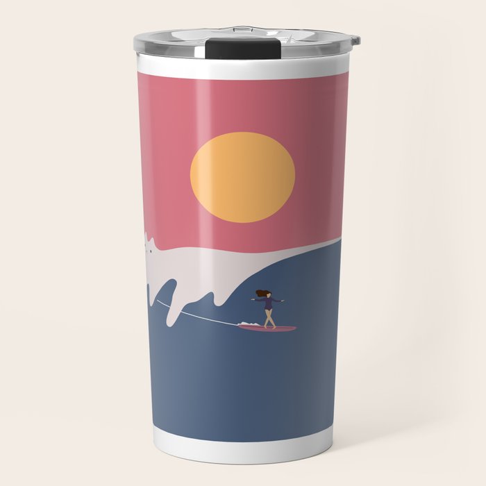 Cat Landscape 91 Travel Mug Gallery Image 1