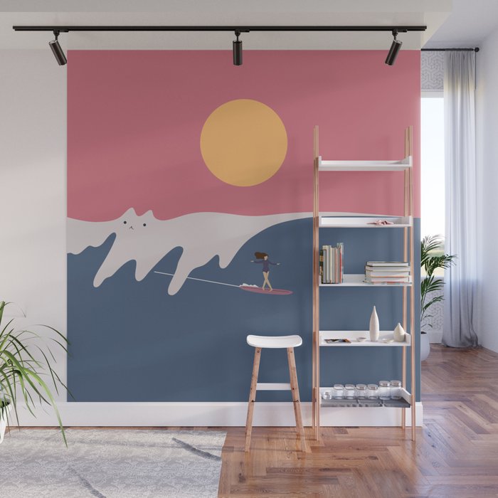 Cat Landscape 91 Wall Mural Gallery Image 1
