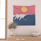 Cat Landscape 91 Wall Tapestry Gallery Image 2
