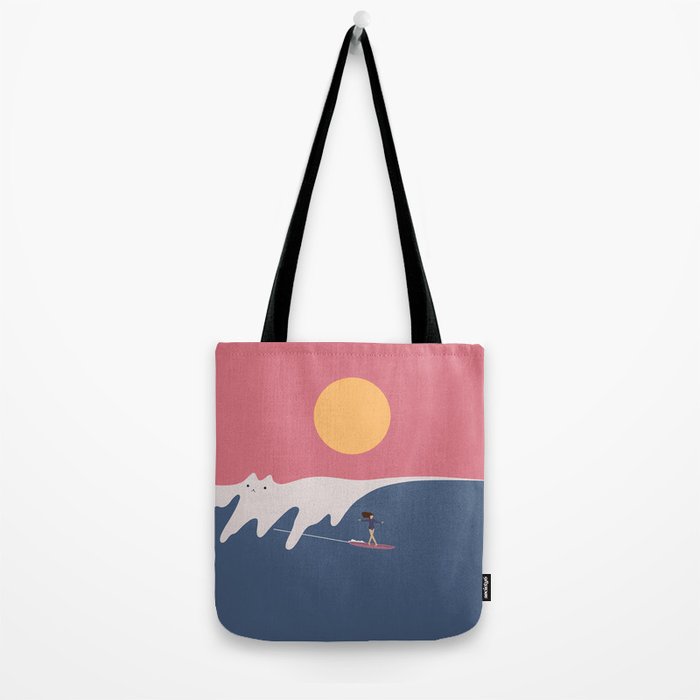 Cat Landscape 91 Tote Bag Gallery Image 2