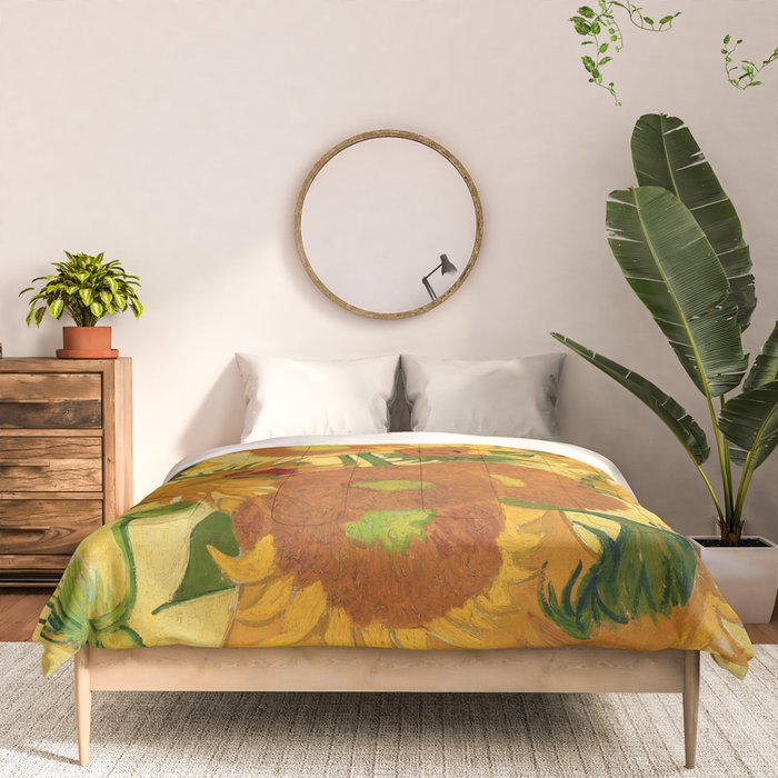 Sunflowers by Van Gogh Comforter Gallery Image 3
