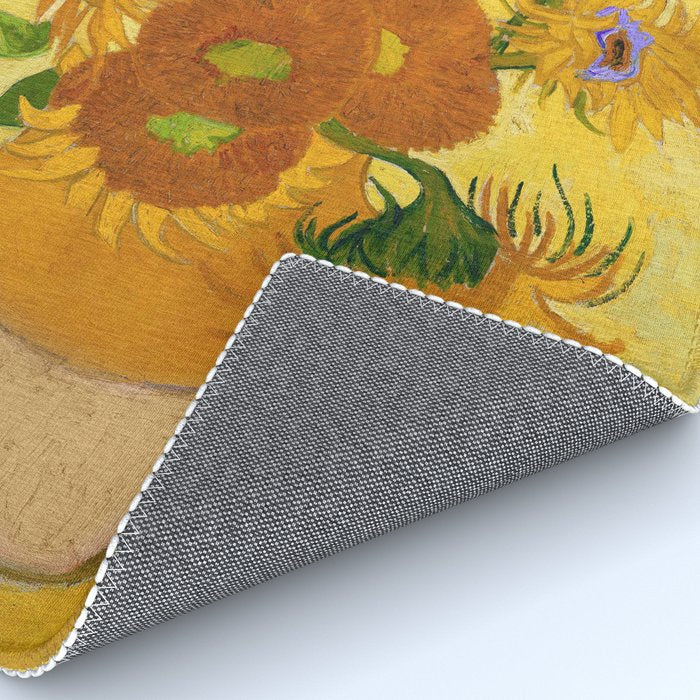 Sunflowers by Van Gogh Rug Gallery Image 4