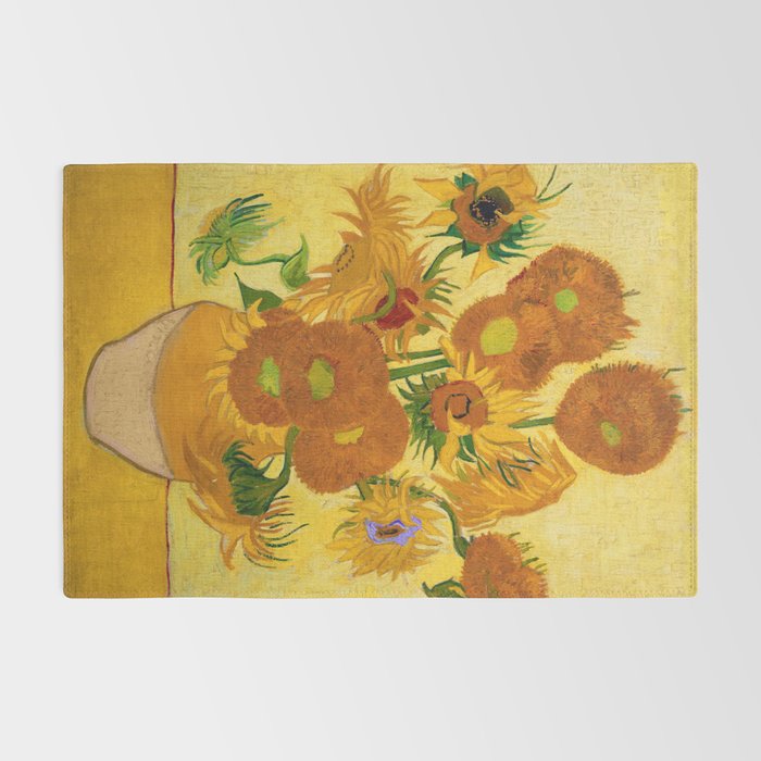 Sunflowers by Van Gogh Rug Gallery Image 2