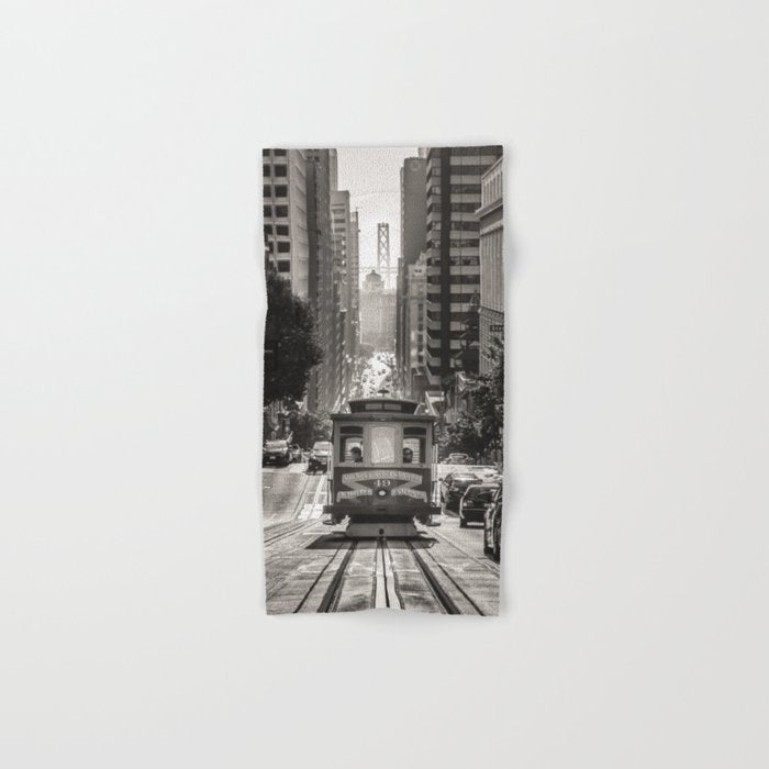 San Francisco Cable Car Bath Towel Gallery Image 1