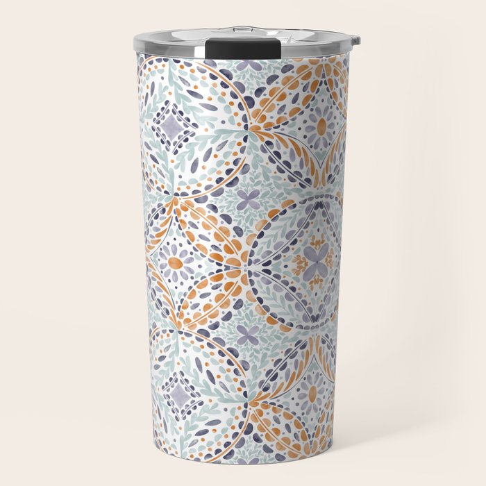 Artsy Leaf Symphony Travel Mug Gallery Image 1
