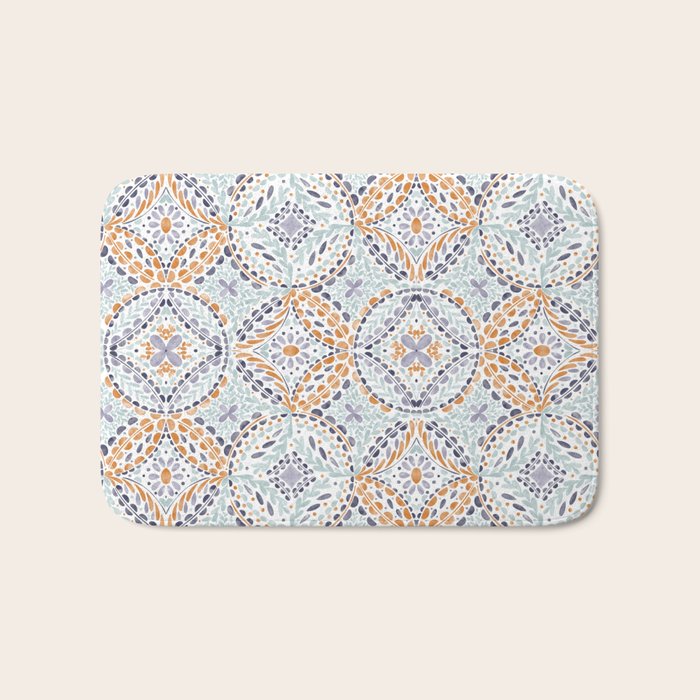 Artsy Leaf Symphony Bath Mat Gallery Image 1
