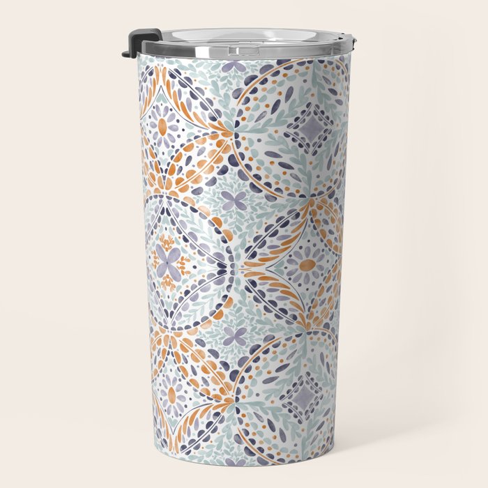 Artsy Leaf Symphony Travel Mug Gallery Image 3