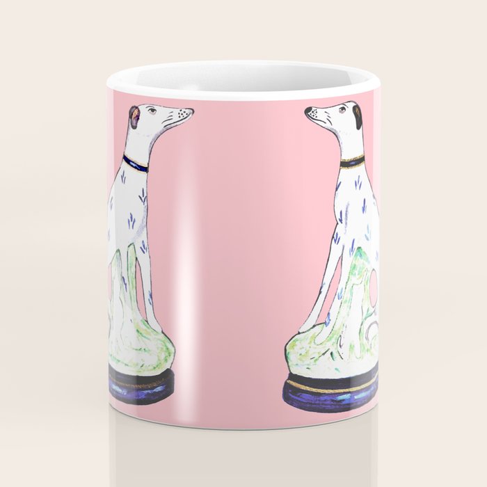 STAFFORDSHIRE GREYHOUND TWINS Coffee Mug Gallery Image 4