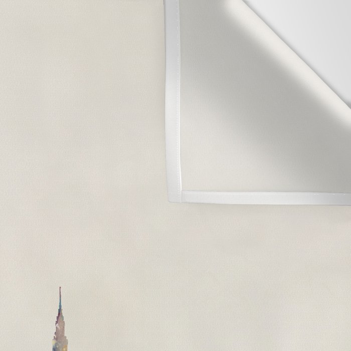 cleveland ohio skyline Wall Tapestry Gallery Image 3