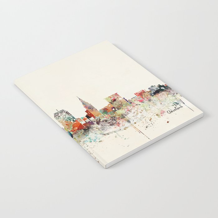 cleveland ohio skyline Notebook Gallery Image 1
