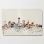 cleveland ohio skyline Cutting Board Gallery Image 1
