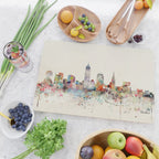 cleveland ohio skyline Cutting Board Gallery Image 2
