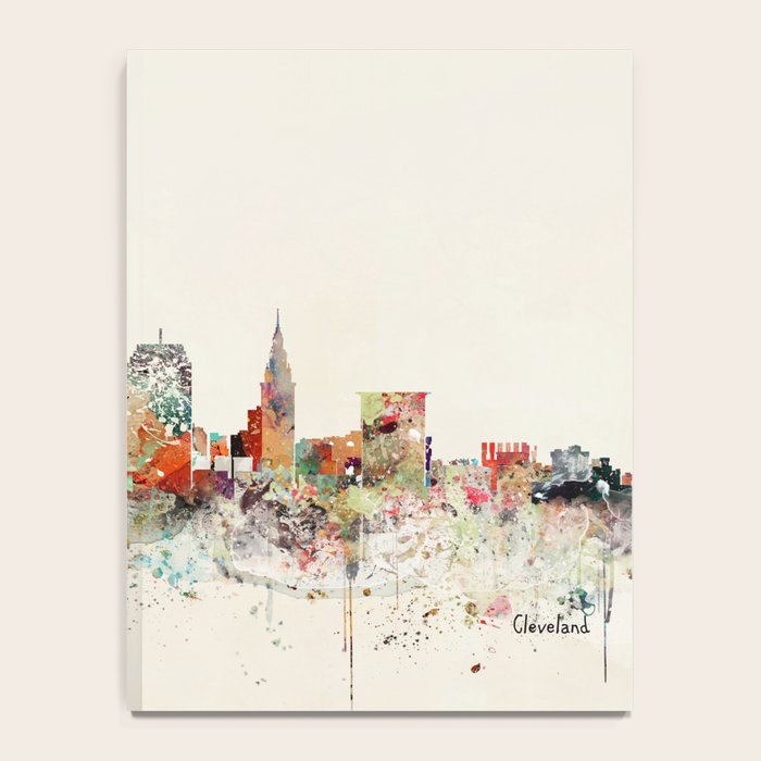 cleveland ohio skyline Notebook Gallery Image 4