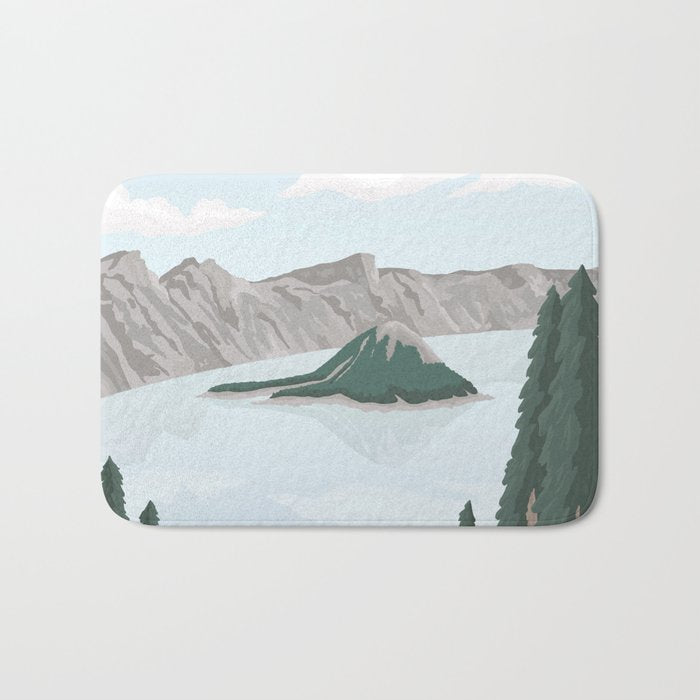 Crater Lake National Park, Oregon Bath Mat Gallery Image 1
