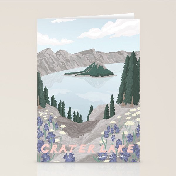 Crater Lake National Park, Oregon Stationery Card Gallery Image 2