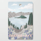 Crater Lake National Park, Oregon Cutting Board Gallery Image 1